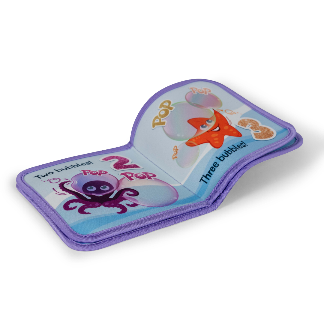 thumbnail image 2 of Baby Bath Books, 6Pack Nontoxic Fabric Baby Bath Books Early Education Bathtub Toys Activity Waterproof Baby Books For Toddler, Infants And Kids Perfect For Baby Shower 2 of 14
