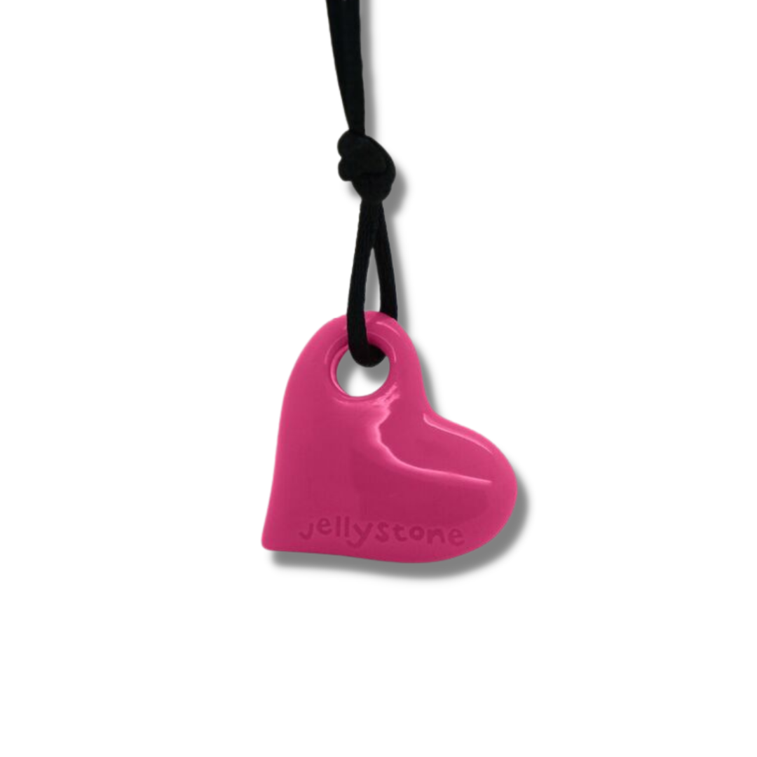 Heart Pendant Watermelon Pink